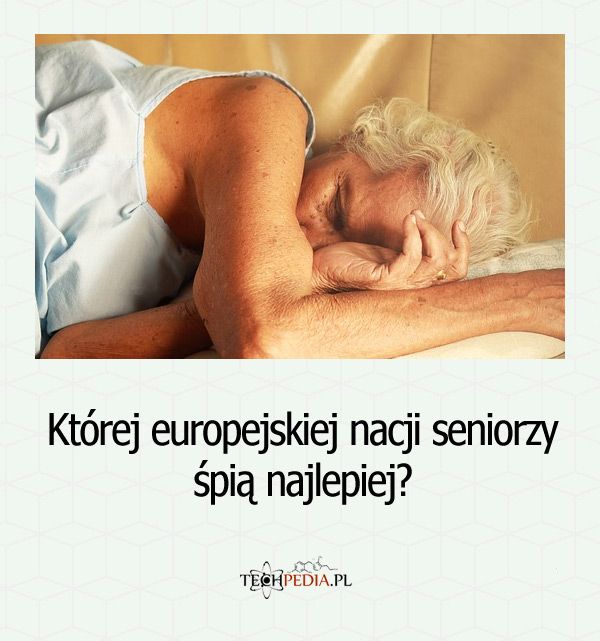 Której europejskiej nacji seniorzy śpią najlepiej?