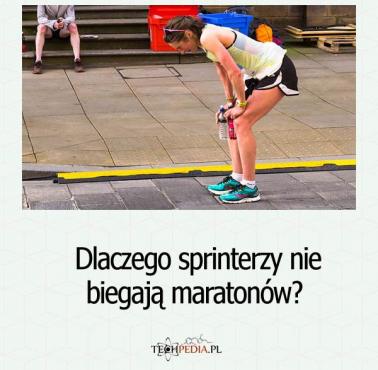 Dlaczego sprinterzy nie biegają maratonów?