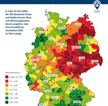 Prognoza cen nieruchomości w Niemczech do 2030 roku
