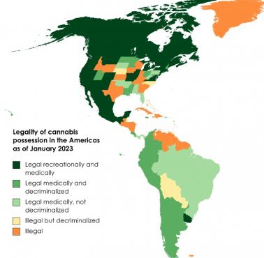 Przepisy dotycząc marihuany w poszczególnych państwach świata