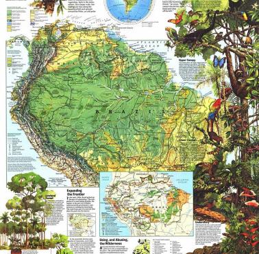 Mapa Amazonii
