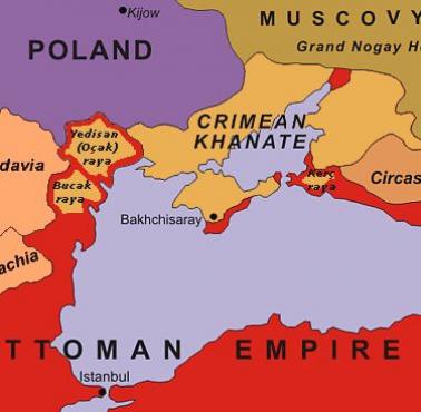 Mapa Chanatu Krymskiego