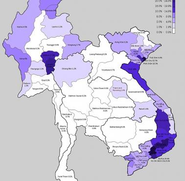 Katolicy w Indochinach, podział na diecezje