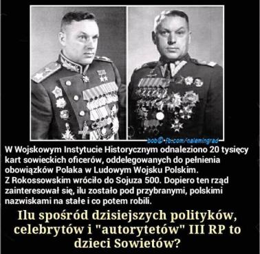 Sowieccy oficerowie wydelegowani do "pracy" w Ludowym Wojsku Polskim
