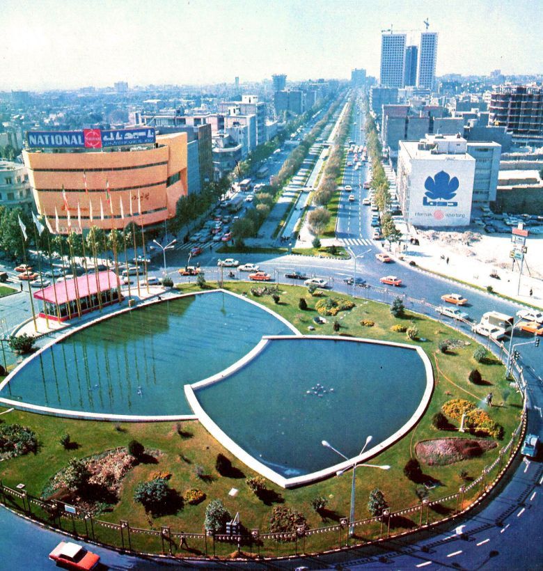 Centrum Teheranu (Iran), lata 60-te