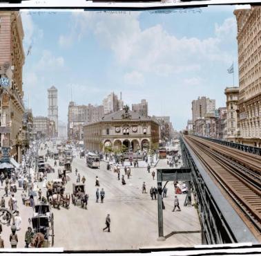 Herald Square New York City w 1908 roku