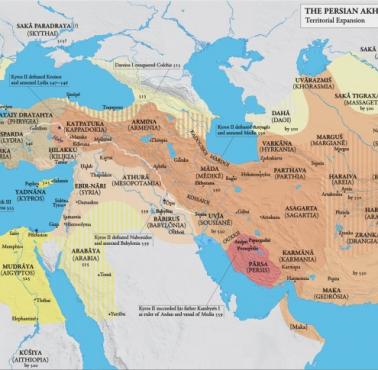 Imperium Achemenidzkie (starożytna Persja), lata 550-330 p.n.e.