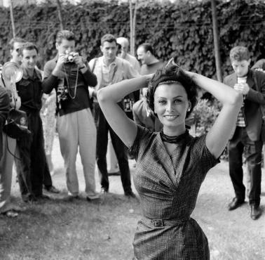 Sophia Loren - włoska aktorka filmowa, Wenecja, 1958