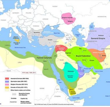 Kraje islamskie w 985 roku
