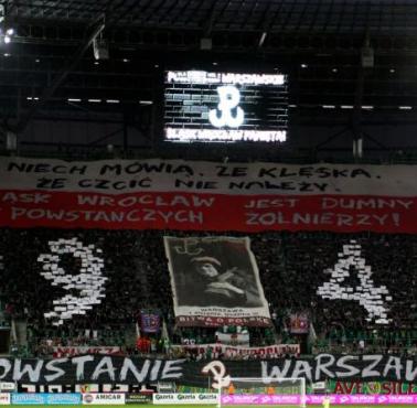 5 lat temu Śląsk dostał 30 tyś zł kary za taką prezentację na stadionie ....