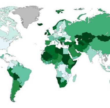Kraje z największą ilością owiec na 1000 mieszkańców