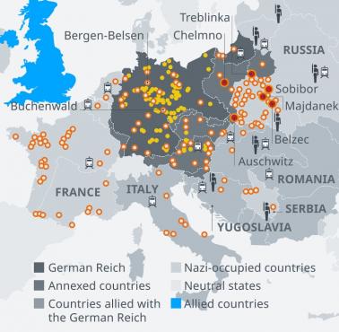 Miejsca holokaustu Sinti i Romów w okupowanej (wraz z krajami kolaborującymi) przez Niemców Europie, 2021