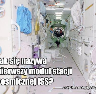 Jak się nazywa pierwszy moduł stacji kosmicznej ISS?