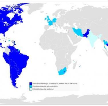 Kraje, które przyznają obywatelstwo wszystkim urodzonym w ich granicach