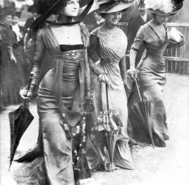 Modne dziewczyny z 1908 roku
