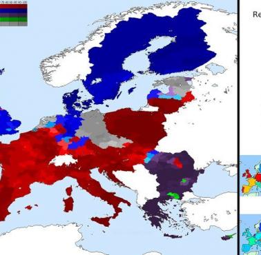 Dominujące religie w krajach EU