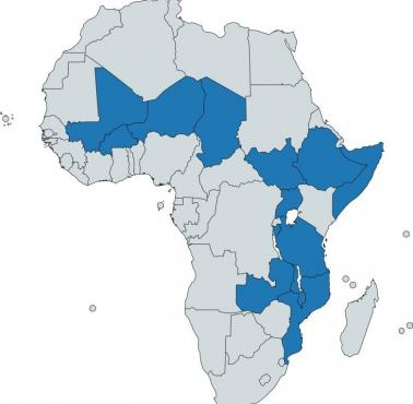 Kraje afrykańskie, w których ponad 50 proc. ludności ma mniej niż 18 lat