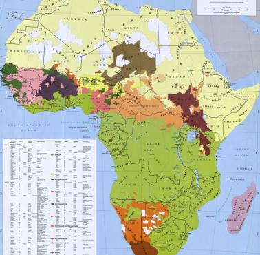 Mapa etnolingwistyczna Afryki