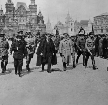 Twórca jednego z najbardziej ludobójczych reżimów w historii świata - Lenin, Plac Czerwony, 25 maja 1919