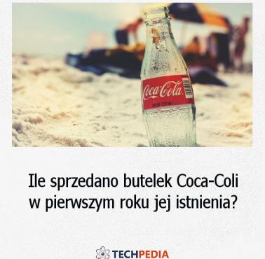 Ile sprzedano butelek Coca-Coli w pierwszym roku jej istnienia?