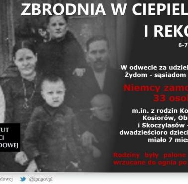 W odwecie za pomoc Żydom polskie rodziny zostały przez Niemców spalone żywcem, 1942