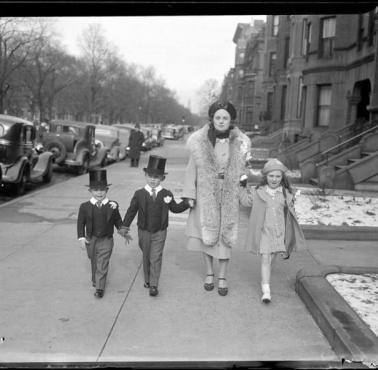 Elegancka rodzinka w Bostonie, lata 30-te
