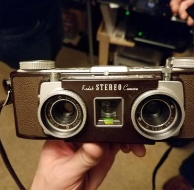 Kodak Stereo Camera - aparat firmy Kodak do robienia zdjęć 3d, 1954