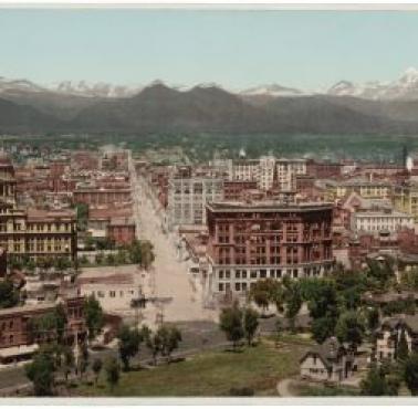 Panorama Denver, Kolorado, 1898