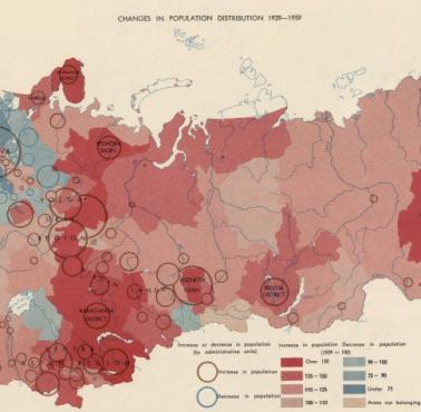 Zmiany ludnościowe w Związku Radzieckim (ZSRR) w latach 1936-1959, lata 60-te, 1967