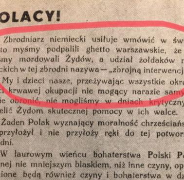 Polacy, odezwa z 1943 roku