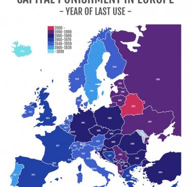 Ostatni rok kary śmierci w Europie