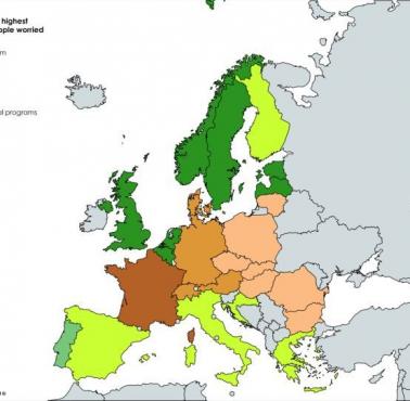 Najpopularniejszy tematy polityczne w Europie