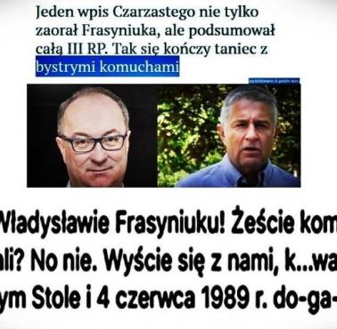 Włodzimierz Czarzasty tłumaczy Władysławowi Frasyniukowi, czym był okrągły stół