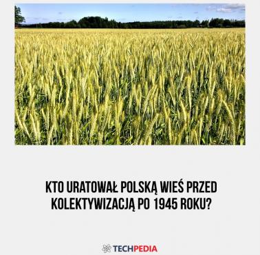 Kto uratował polską wieś przed kolektywizacją po 1945 roku?