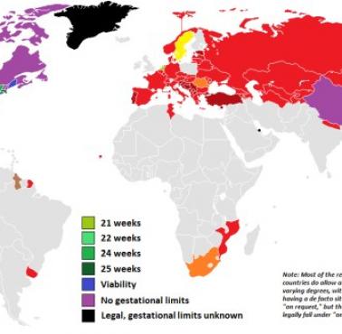 Stan prawny aborcji (aborcja) na świecie. Aborcja na żądanie legalna w tygodniu "X" ciąży
