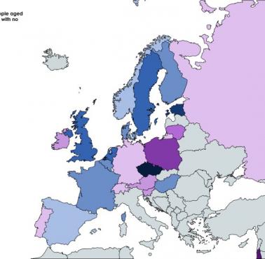 Religijność wśród 16-29 letnich Europejczyków