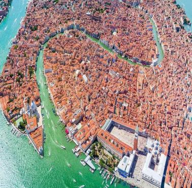 Wenecja widziana z lotu ptaka