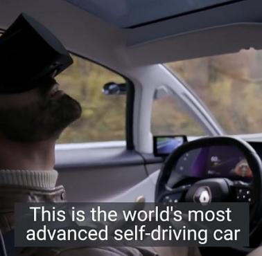 W pełni autonomiczny (poziom 4) koncepcyjny Renault Symbioz w trakcie testów drogowych (wideo HD)