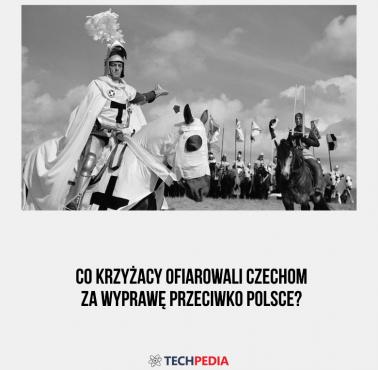 Co Krzyżacy ofiarowali Czechom za wyprawę przeciwko Polsce?