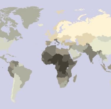 Kolor skóry na świecie na podstawie Google Images