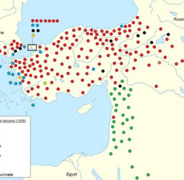 Pochodzenie osmańskich parlamentarzystów w 1908 roku