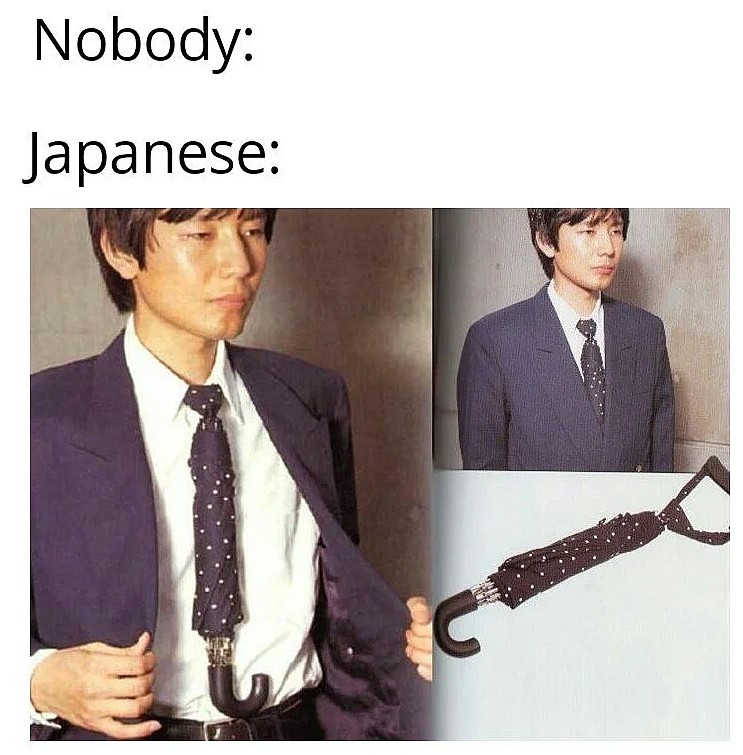 Japoński krawato - parasol