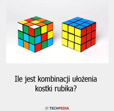 Ile jest kombinacji ułożenia kostki Rubika?