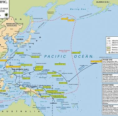 Operacje przeciwko Japonii na Pacyfiku 1941-45