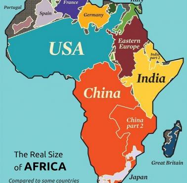 Jak duża jest Afryka?