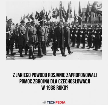 Z jakiego powodu Rosjanie zaproponowali pomoc zbrojną dla Czechosłowacji w 1938 roku?