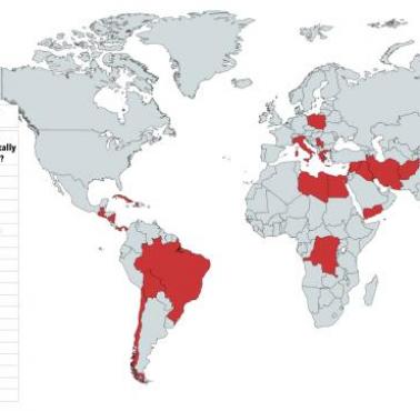 Kraje, w których USA skutecznie zorganizowały lub poparły zmianę reżimu (od 1945 r.)