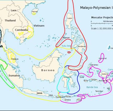 Główne gałęzie języków malajsko-polinezyjskich, Smith 2017