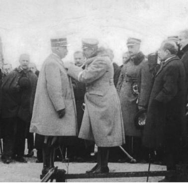 19.02.1921. Wizyta marsz. Piłsudskiego we Francji i podpisanie umowy sojuszniczej  ustalającej zasady współpracy i wzajemnej ...