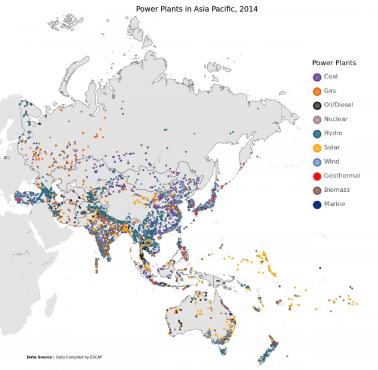 Elektrownie Azji i Oceanii